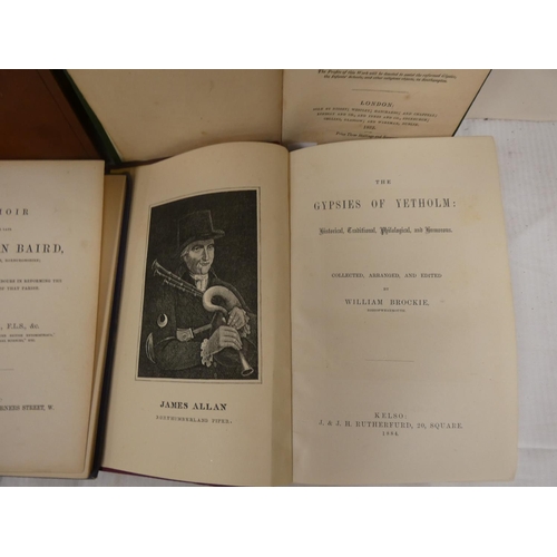 141 - Yetholm Gipsies.  W. Baird, Memoir of the Late Reverend John Baird with an Account of His Labours in... 