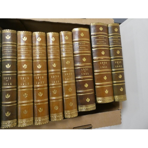 142 - HAWICK ARCHAEOLOGICAL SOCIETY.  Transactions. 13 vols. covering the period 1863 to 1948 (1... 