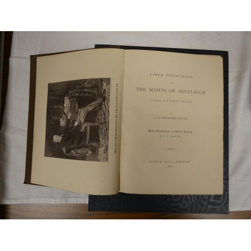 144 - OLIVER J. RUTHERFORD.  Upper Teviotdale & the Scotts of Buccleuch. Frontis & illus... 