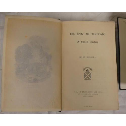 150 - (WARRENDER MARGARET).  Marchmont & the Humes of Polwarth. Col. frontis, plates & i... 