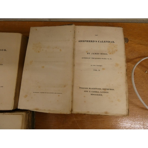 156 - HOGG JAMES, The Ettrick Shepherd.  The Shepherd's Calendar, 2 vols. Half title to vol. 2. ... 