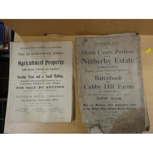 201 - Cumbria - Books & Ephemera.  A carton of various incl. directories (poor cond.), agric... 