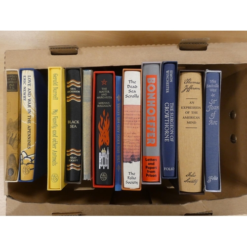 299 - Folio Society.  12 various vols. mainly in slip cases.