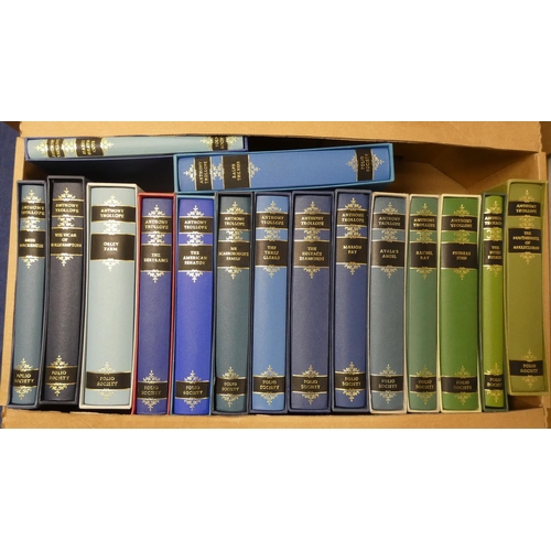 305 - Folio Society.  Anthony Trollope. 44 vols. in slip cases.