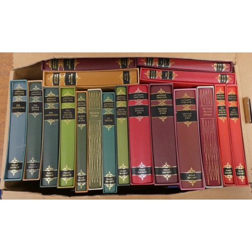 305 - Folio Society.  Anthony Trollope. 44 vols. in slip cases.