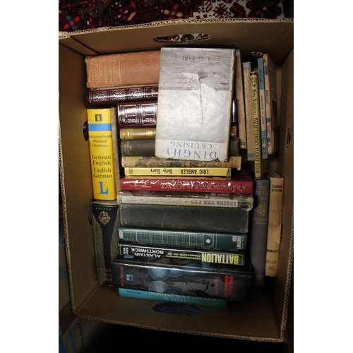 224 - Box containing books to include