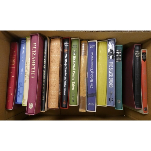 313 - Folio Society.  15 vols. in slip cases.