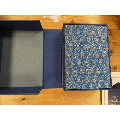 315 - Folio Society.  The Fitzwilliam Book of Hours. Ltd. ed. 841/1200. Facsimile vol. & text vol. in ... 