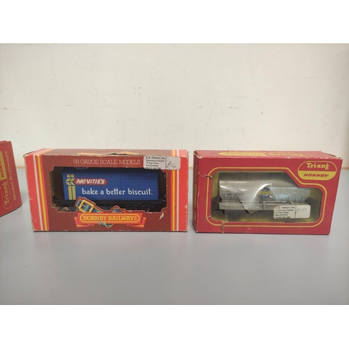 161 - Hornby Railways. Collection of 00 gauge engines and rolling stock to include an R369 BR Diesel class... 