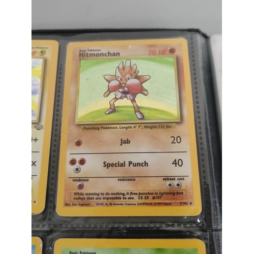 32B - Pokemon Trading Card Game. Folder of cards comprising of base, fossil and jungle sets. also to inclu... 