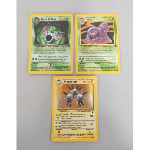 32B - Pokemon Trading Card Game. Folder of cards comprising of base, fossil and jungle sets. also to inclu... 