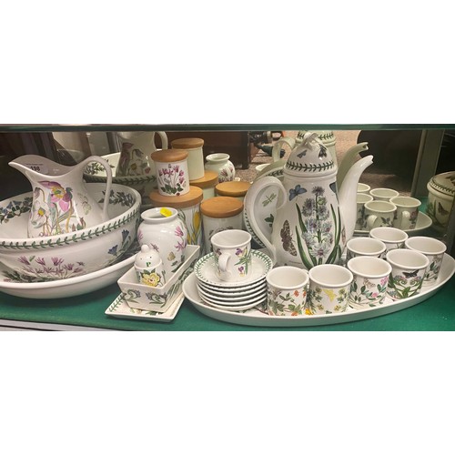 198 - Portmeirion Botanic Garden kitchen, dinner and coffee ware to include tureens, jugs, etc.