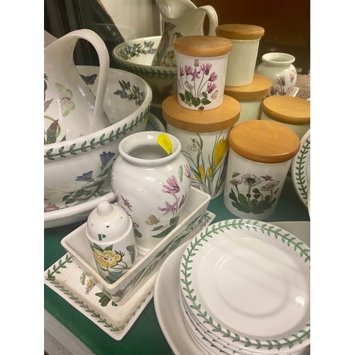 198 - Portmeirion Botanic Garden kitchen, dinner and coffee ware to include tureens, jugs, etc.