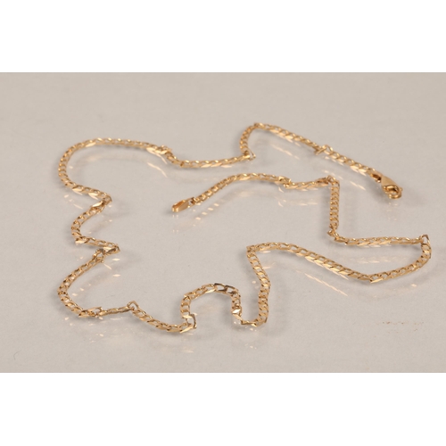 112 - 9ct gold chain, 7g.