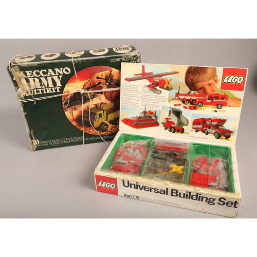 260 - Lego Universal Building Set, and Meccano Army Multikit.