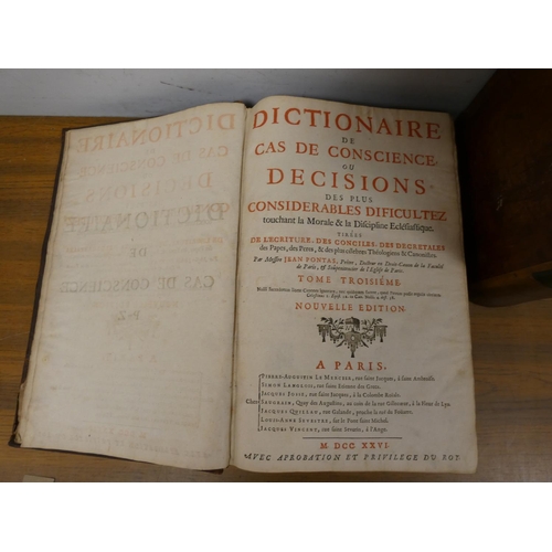 40 - BOYER A.  Le Dictionnaire Royal Francois-Anglois et Anglois-Francois. 2 vols. in one. Half title, en... 