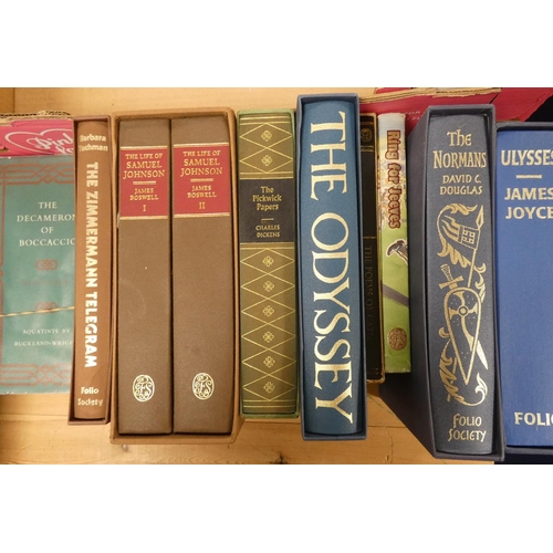 74 - Folio Society.  13 various vols. mainly in slip cases.