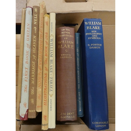 79 - BLAKE WILLIAM.  Collection of 6 quarto facsimile eds., all but one in d.w's; also 7 others... 