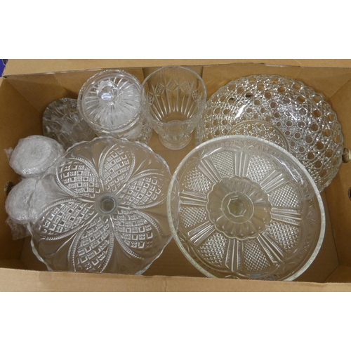 103 - Collection of cut glass to include tazzas, bowls etc