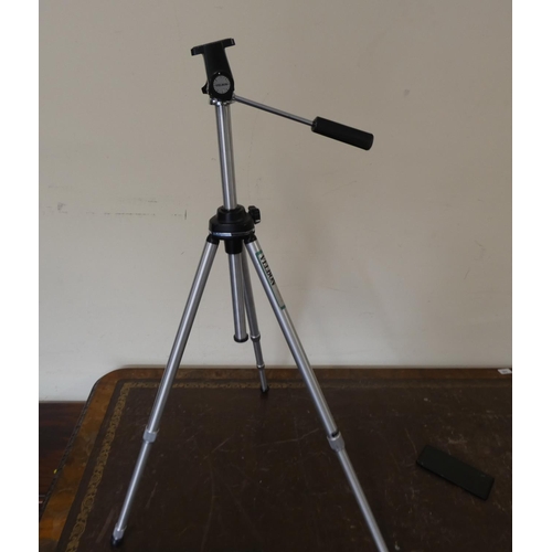 130 - Tripod with spotting scope (a/f).