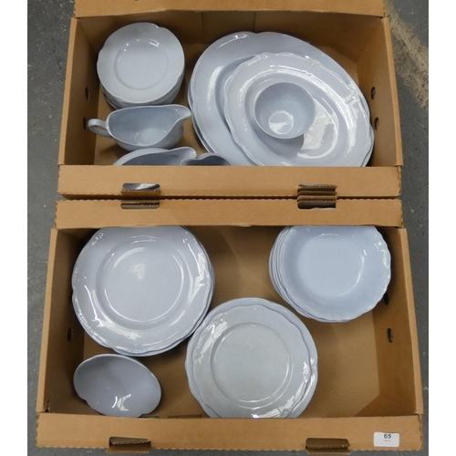 65 - Quantity of Johnson Brothers dinner wares.