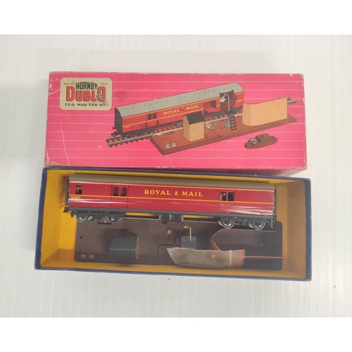 120 - Hornby. Eight boxed 00 gauge engine and rolling stock to include a Hornby - Dublo T.P.O Mail Van set... 