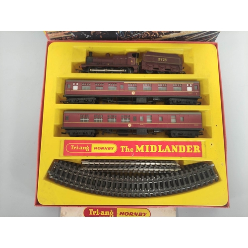 141 - Hornby Railways. Three boxed 00 gauge railway sets to include Triang-Hornby The Midlander R282, Horn... 