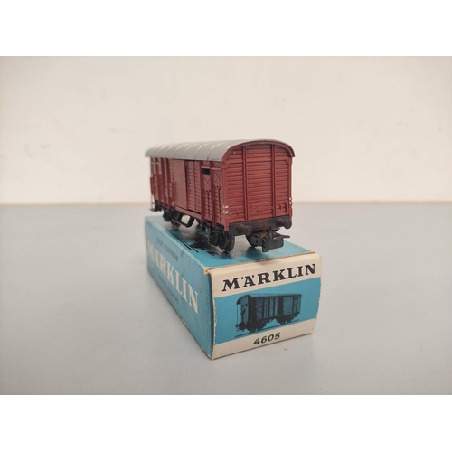 144 - Marklin Railways. Collection of 00 gauge engines, rolling stock and track comprising of TM800 locomo... 