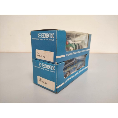 64 - Scalextric Rovex. Six 1960s/70s boxed vehicles comprising of Martini Brabham C.120, Two B.R.M P160s ... 