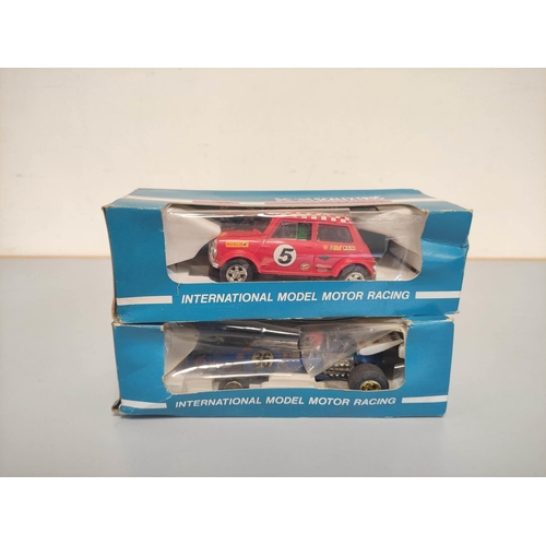 65 - Scalextric Rovex. Six 1960s/70s boxed vehicles comprising of Ford Mirage C.015, Scalletti-Arrow C.02... 