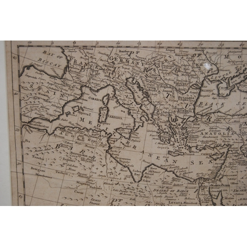 193 - Thomas Bowen (Welsh, c. 1733 - 1790)18th century hand-engraved 'A Correct Map of the Ottoman Empire'... 