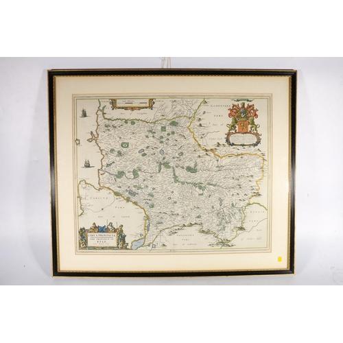 343 - After TIMOTHY PONT (Scottish c1560-1627) Coila Provincia The Province of Kyle Double-sided map print... 