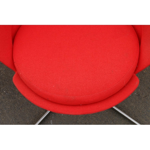 596 - Mid-century design heart cone chair, designed by Verner Panton (Danish 1926-1998) for Vitra.