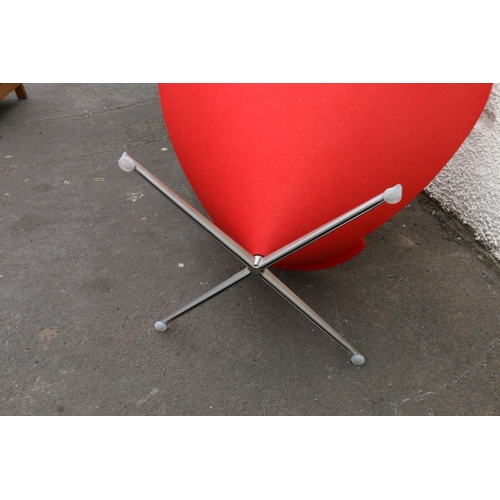 596 - Mid-century design heart cone chair, designed by Verner Panton (Danish 1926-1998) for Vitra.