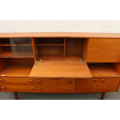 613 - Mid-20th century design teak sideboard or highboard.