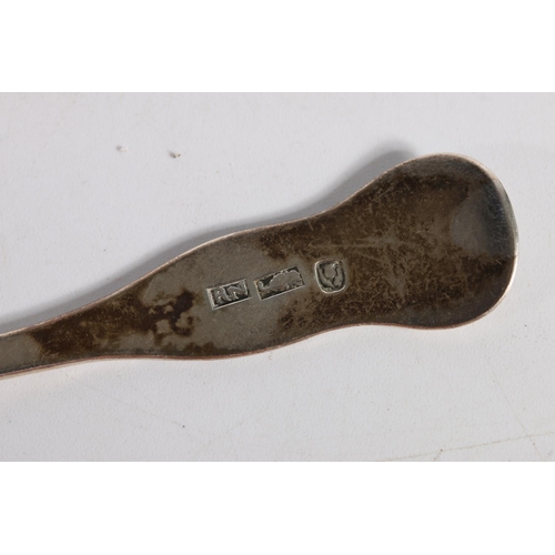 50E - A group of Scottish Provincial and other silver to include a Georgian silver teaspoon of double stru... 