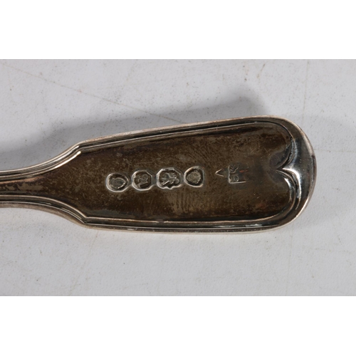 50E - A group of Scottish Provincial and other silver to include a Georgian silver teaspoon of double stru... 