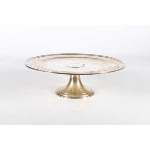 67 - Tiffany & Co. silver tazza with pierced edge, 22cm diameter, 432g.