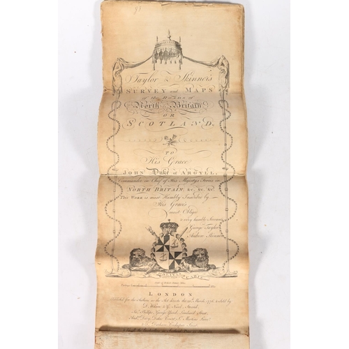 510A - Taylor & Skinner's surveying maps of the roads of North Britain, dated 1776.