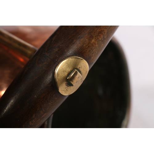 590A - Copper and brass mounted rum pump, 110cm.