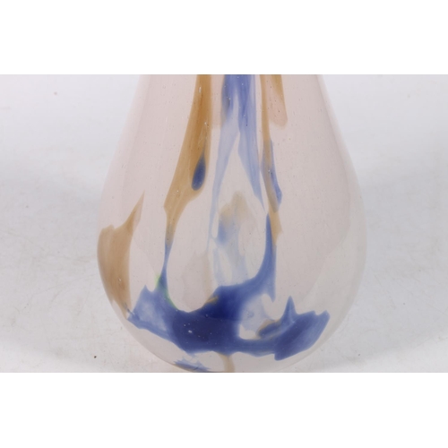 595A - Art Glass sculptural vase, 64cm.