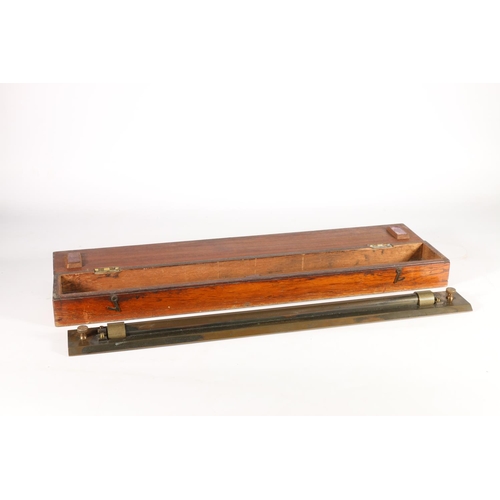 421 - Drawing instrument inscribed James White Glasgow, in travelling case, 6 x 63 x 9cm.