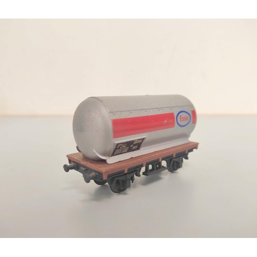 133 - Box of 00 gauge goods wagons and tankers comprising of issues from Lima, Tri-ang, Fleischmann etc to... 