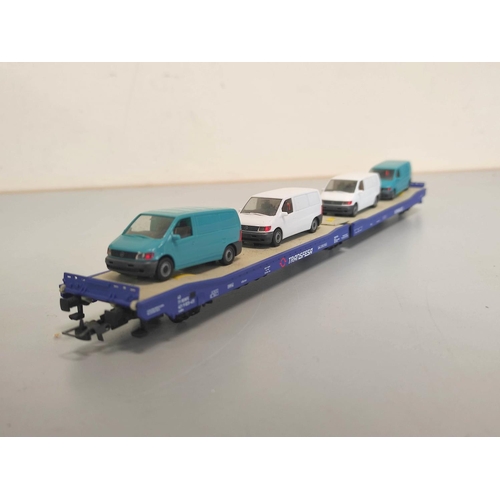 134 - Box of 00 gauge goods wagons, tankers and cranes comprising of issues from Lima, Hornby, Electrotren... 