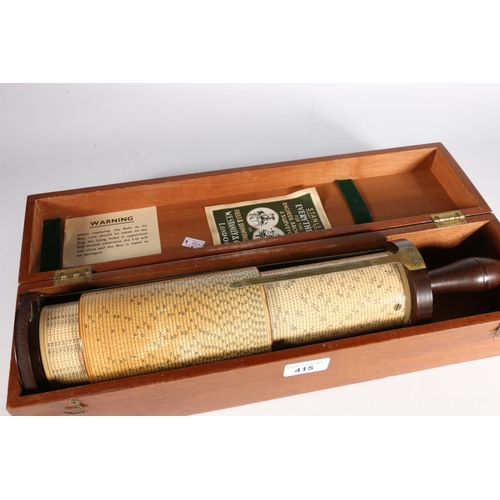 415 - Fuller Calculator with Scale of Sines and Logs, in original box, 44cm.