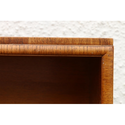 601A - Sycamore style bookcase in the manner of Heals of London. 