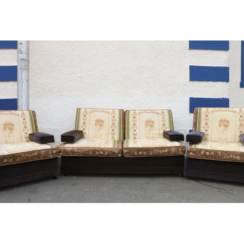 601B - Retro G Plan three piece lounge suite. 