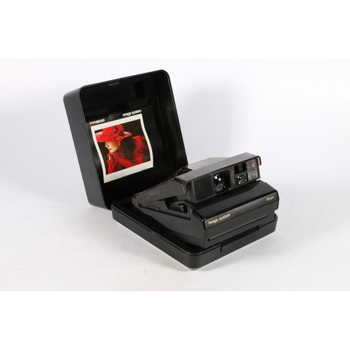 395 - Polaroid image system Onyx model instant camera.