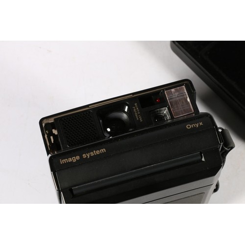 395 - Polaroid image system Onyx model instant camera.