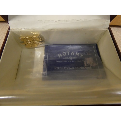 299 - Modern men's Rotary wristwatch with box.